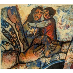 Lithograph ‘The Child’, signed TOBIASSE