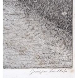 Gravure "Napoléon Bonaparte à la Malmaison"