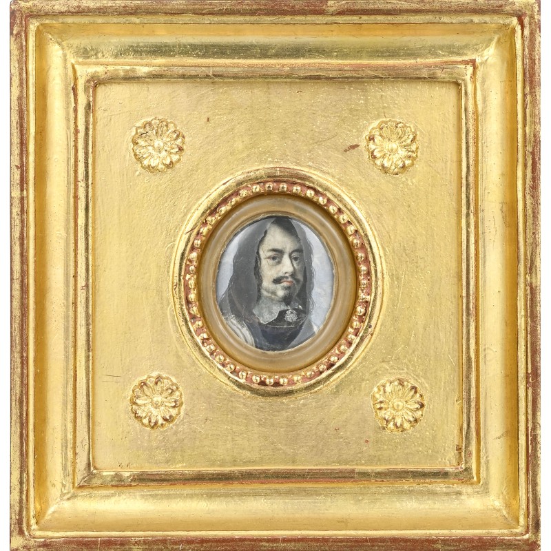 Portrait miniature Mousquetaire