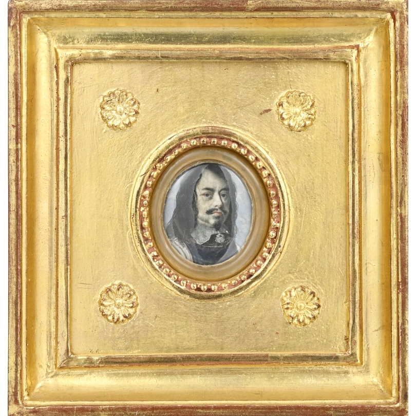 Portrait miniature Mousquetaire