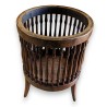 Jardinière à barreaux en bois tourné