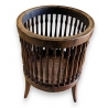 Jardinière à barreaux en bois tourné