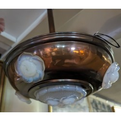 Suspension Art Deco en cuivre