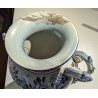 "Return from Fishing" handled vase in Delftware