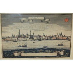 Lithographie "Düsseldorf" par Matthäus I MERIAN