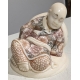 Okimono Homme endormi en ivoire sculpté