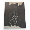 Grand tableau \"Abstrait\" Noir et blanc
