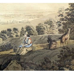 Gravure "Château Baillival" par HUBERT