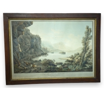 Gravure "Lac de Lauwertz" par BIRMANN