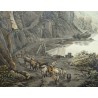 Engraving ‘Lake Lauwertz’ by BIRMANN