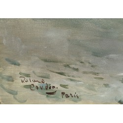 Paintings | Painting entitled ‘La Seine’, signed. Moinat SA  – Antiques and home décor