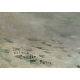 Painting "La Seine", signed Ro