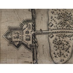 Engraving depicting the Keyser Schantz