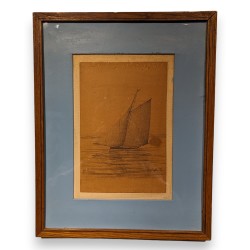 Dessin "St Niton" signé