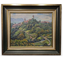 Tableau "Aubonne" signée Ric BERGER