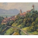 Tableau "Aubonne" signée Ric BERGER