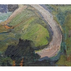 Tableau \"Aubonne\" signée Ric BERGER