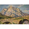 Tableau \"Pont à Sembrancher\" signée Ric BERGER
