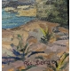Tableau "Pont à Sembrancher" signée Ric BERGER