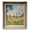 Tableau \"Montagnes\" signé Waldemar FINK 1937