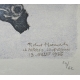 Gravure "Tourterelles" signée Robert HAINARD