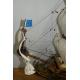 Paire d'éléments en bois sculpté doré