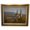 Tableau \"Neuchâtel\" signée DELAPIERRE