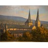 Tableau \"Neuchâtel\" signée DELAPIERRE
