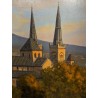 Tableau \"Neuchâtel\" signée DELAPIERRE