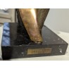 Bronze \"Personnage assis\" signé SOLANO