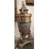  Vase avec couvercle en onyx sur  Moinat SA  - Antiquités décoration