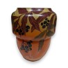 Painted glass vase ‘Cornouiller’, signed LEG