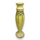 Vase en verre peint "Art Nouveau" signé LEG