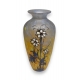 Vase en verre émaillé "Fleurs" signé LEGRAS