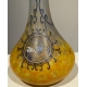 Vase en verre émaillé "Cygnes" signé LEGRAS