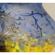 Vase en verre émaillé "Paon" signé LEGRAS