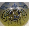 Vase en verre émaillé "Papillon" signé LEGRAS