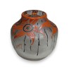 "Fleurs" enamelled glass vase, signed LEGRAS