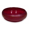 Coupe en verre rouge "Art Deco" signé LEGRAS