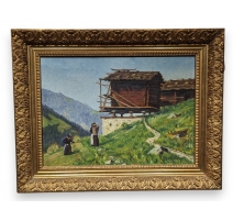 Tableau "Valais" signé H. GENAND