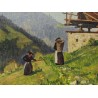 Tableau \"Valais\" signé H. GENAND