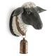 Tête de mouton avec cloche