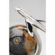 Globe terestre surmonté d'un avion