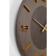 Horloge murale "Levi" marron