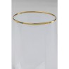 Verre à eau \"Diamond\" bordure dorée
