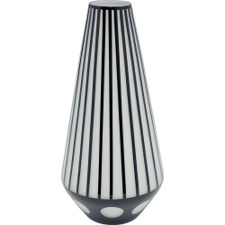 Vase Brillar Cylindre noir et blanc