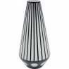 Vase Brillar Cylindre noir et blanc