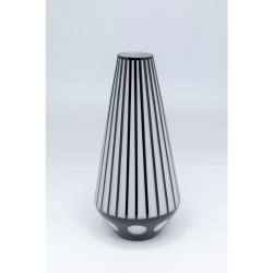 Vase Brillar Cylindre noir et blanc