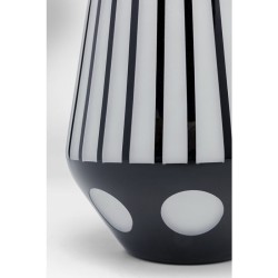 Vase Brillar Cylindre noir et blanc