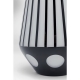 Vase Brillar Cylindre noir et blanc
